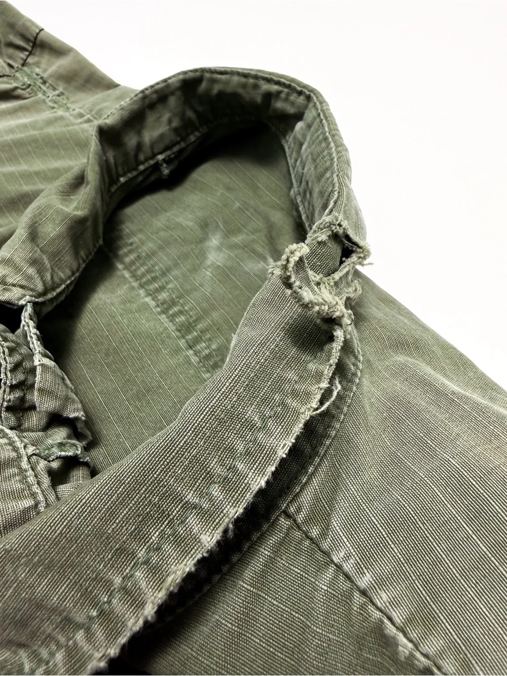 1969 US Army Vietnam OG-107 Ripstop Jungle Fatigue Jacket XL